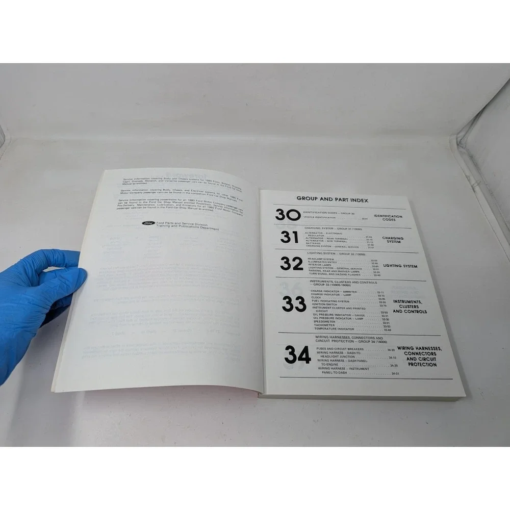 1980 Ford Car Shop Repair Manual‎ Electrical Mustang Capri Pinto OEM Original